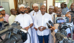 File image of Mining CS Hassan Joho in Kwale County.